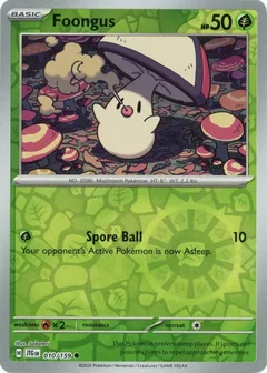 Foongus Reverse Holo 10