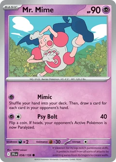 Mr Mime 58