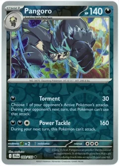Pangoro Reverse Holo 99