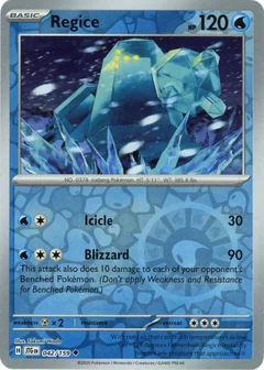 Regice Reverse Holo 42