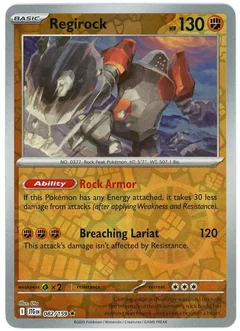 Regirock Reverse Holo 82