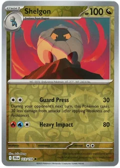Shelgon Reverse Holo 113