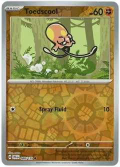 Toedscool Reverse Holo 88