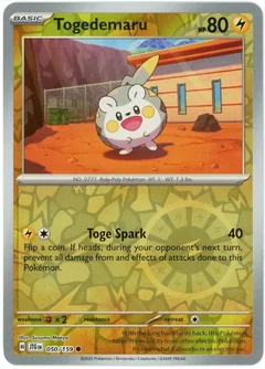 Togedemaru Reverse Holo 50