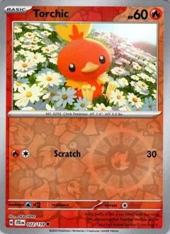 Torchic Reverse Holo 22
