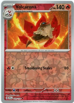 Volcarona Reverse Holo 29