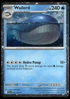 Wailord Cosmos Holo 41