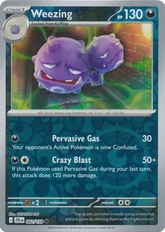 Weezing Reverse Holo 92
