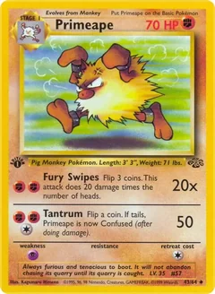 Primeape 1St Edition 25