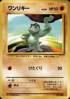 Machop No Rarity 66