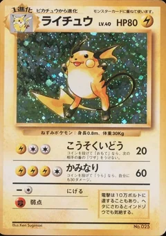 Raichu No Rarity 25