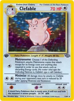 Clefable 1St Edition 1