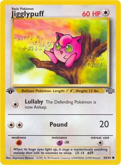 Jigglypuff 1St Edition 54