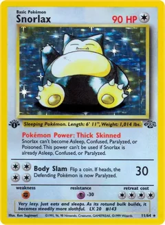 Snorlax 1St Edition 11