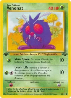 Venonat 1St Edition 63