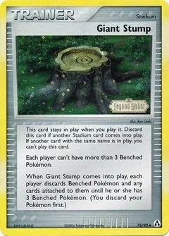 Giant Stump Reverse Holo 75