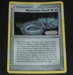 Mysterious Fossil Reverse Holo 79