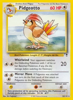 Pidgeotto Reverse Holo 34