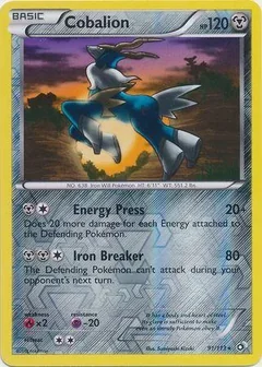 Cobalion Reverse Holo 91