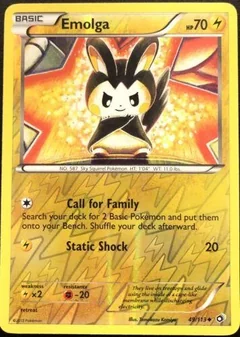 Emolga Reverse Holo 49