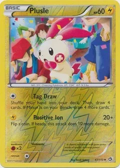 Plusle Reverse Holo 47