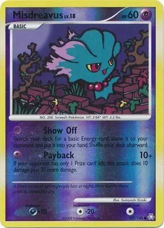 Misdreavus Reverse Holo 107