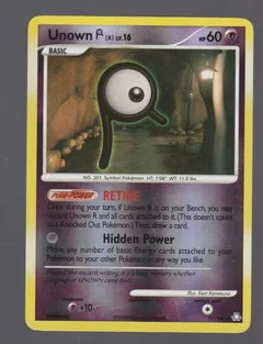 Unown R Reverse Holo 77