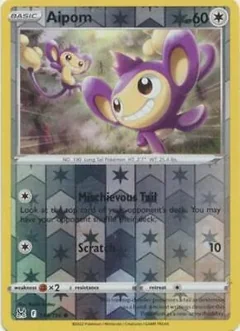 Aipom Reverse Holo 144