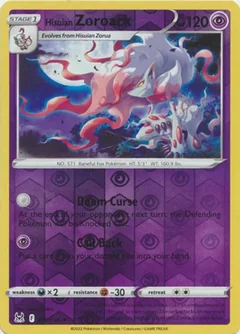 Hisuian Zoroark Reverse Holo 76