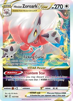 Hisuian Zoroark Vstar 147