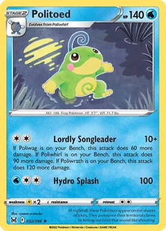 Politoed Reverse Holo 32