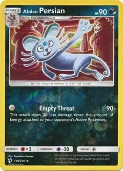 Alolan Persian Reverse Holo 119