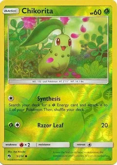 Chikorita Reverse Holo 5