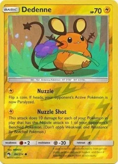 Dedenne Reverse Holo 84