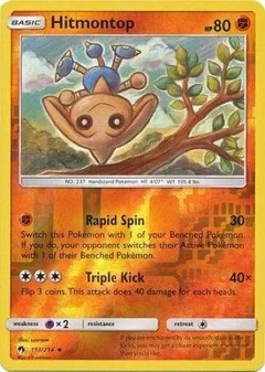 Hitmontop Reverse Holo 113