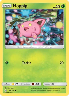 Hoppip Reverse Holo 12