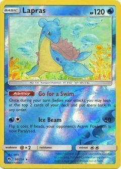 Lapras Reverse Holo 56