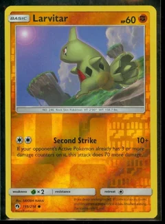 Larvitar Reverse Holo 115