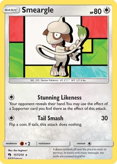 Smeargle Reverse Holo 157