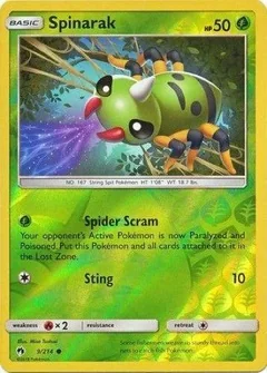 Spinarak Reverse Holo 9