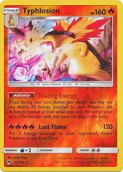 Typhlosion Reverse Holo 42