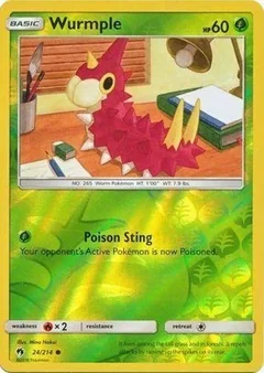 Wurmple Reverse Holo 24