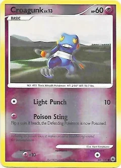 Croagunk Reverse Holo 60
