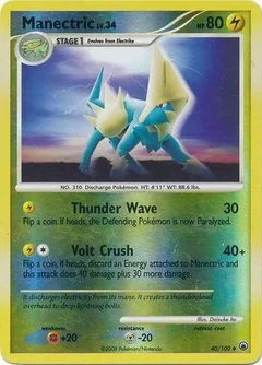 Manectric Reverse Holo 40