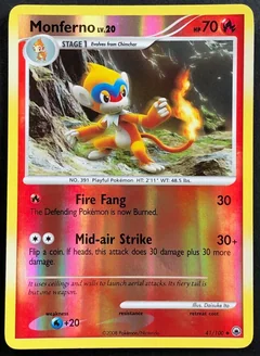 Monferno Reverse Holo 41