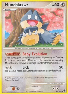Munchlax Reverse Holo 68