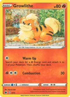 Growlithe Holo 4