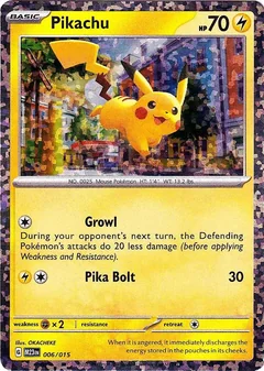 Pikachu Holo 6