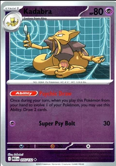 Kadabra Reverse Holo 55