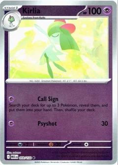 Kirlia Reverse Holo 59